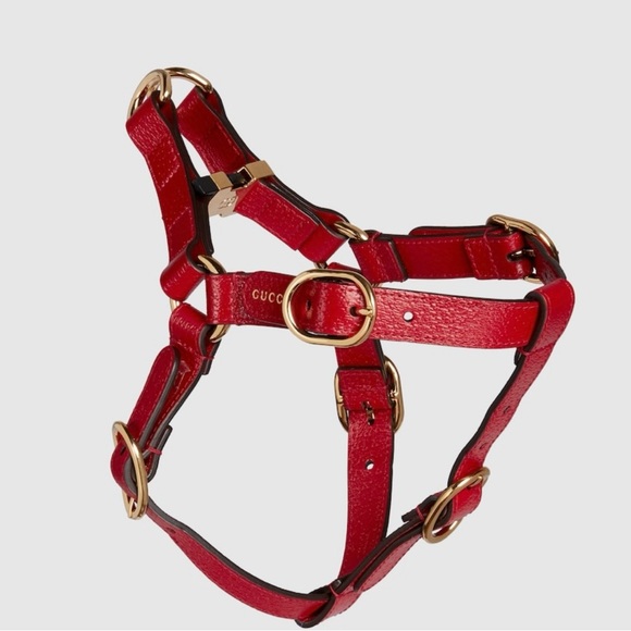 Gucci Pet Harness Red - Picture 1 of 8